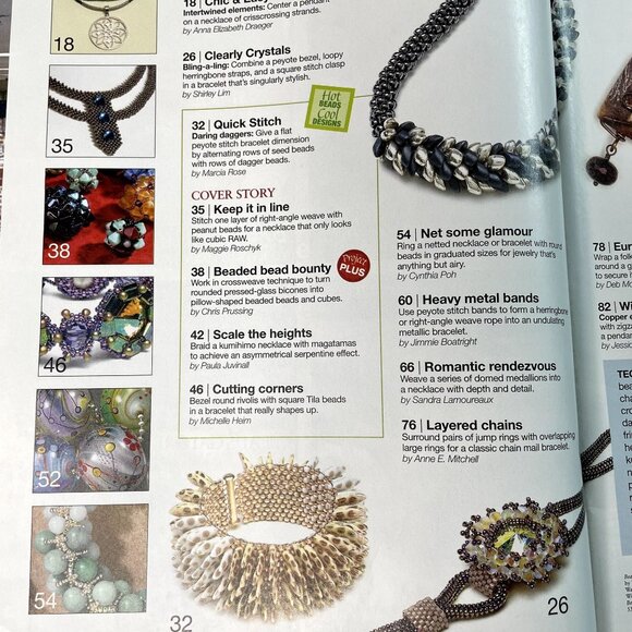 Bead & Button Magazine Jewelry Crafting Book u August 2011 Issue 104 - Picture 4 of 8